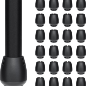 24-pack of extra-small rubber chair leg floor protectors